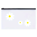 Cosmetic Zip Lock Bags - Daisy Print 5's